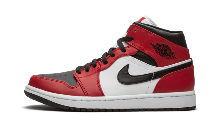 Jordan 1 Mid Chicago Black Toe 554724