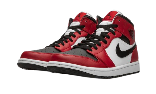 Jordan 1 Mid Chicago Black Toe 554724