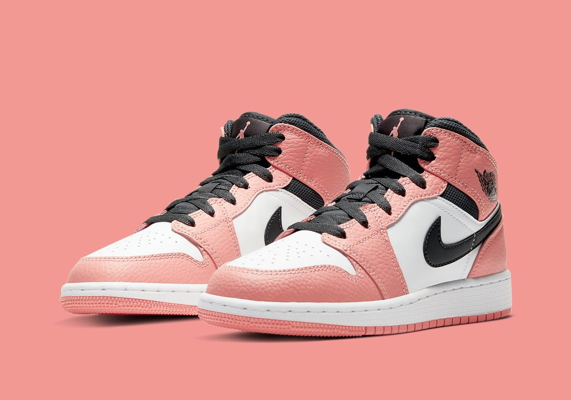 Jordan 1 Mid Pink Quartz 555112