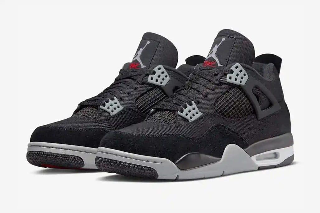 Jordan 4 Retro SE Black Canvas