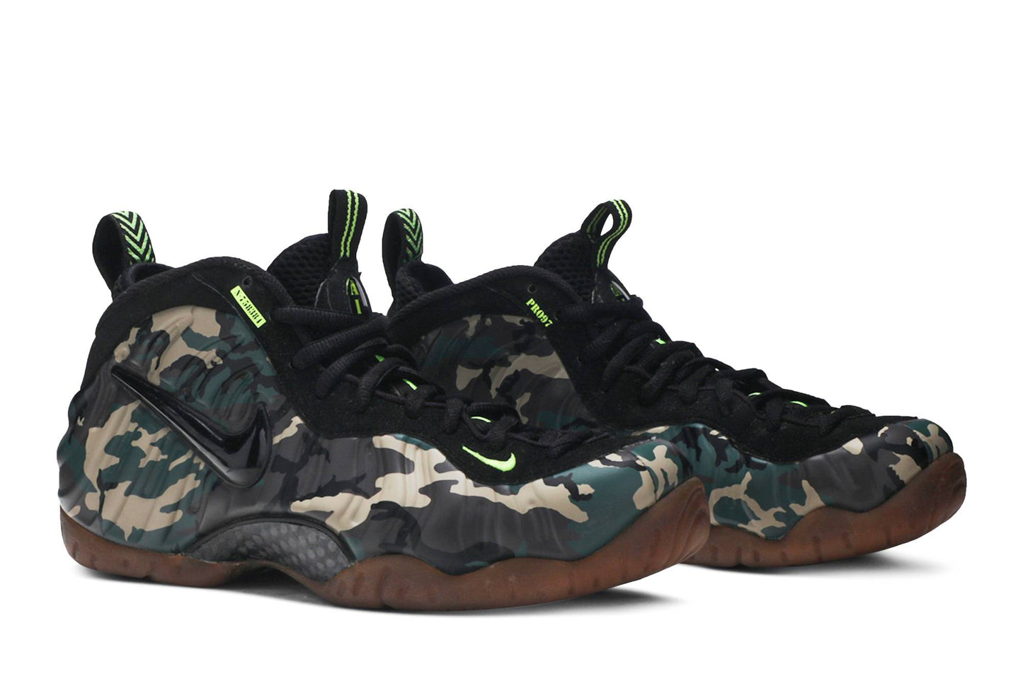 Nike Air Foamposite Pro Prm Le Green Camo 587547-300