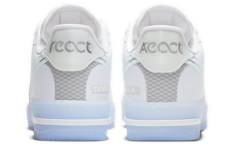 Nike Air Force 1 React White Ice Sole