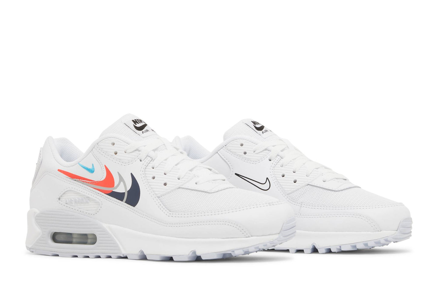 Nike Air Max 90 ‘Multi Swoosh – White Bright Crimson’ FJ4223-100