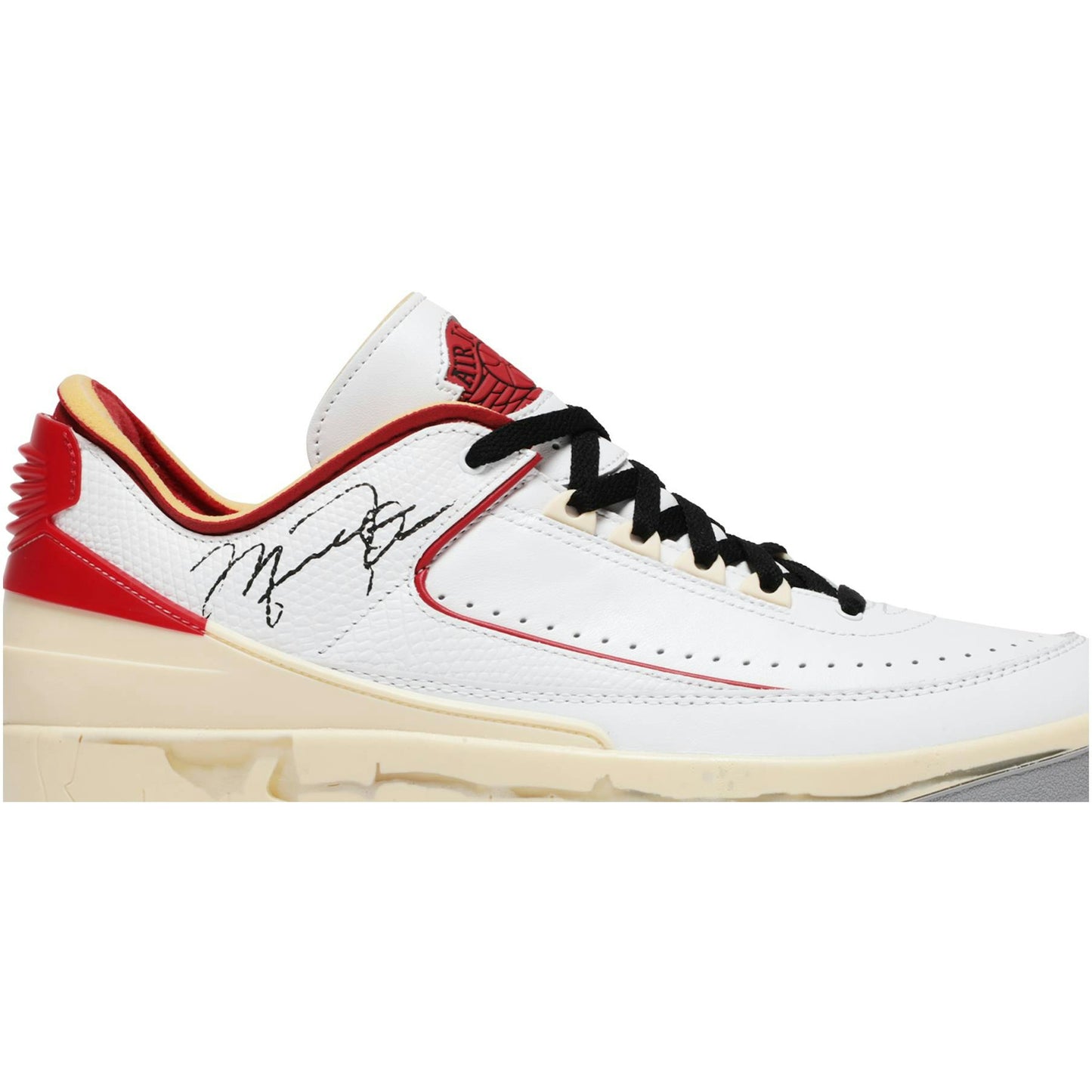 Off-White x Air Jordan 2 Retro Low SP White Red DJ4375-106