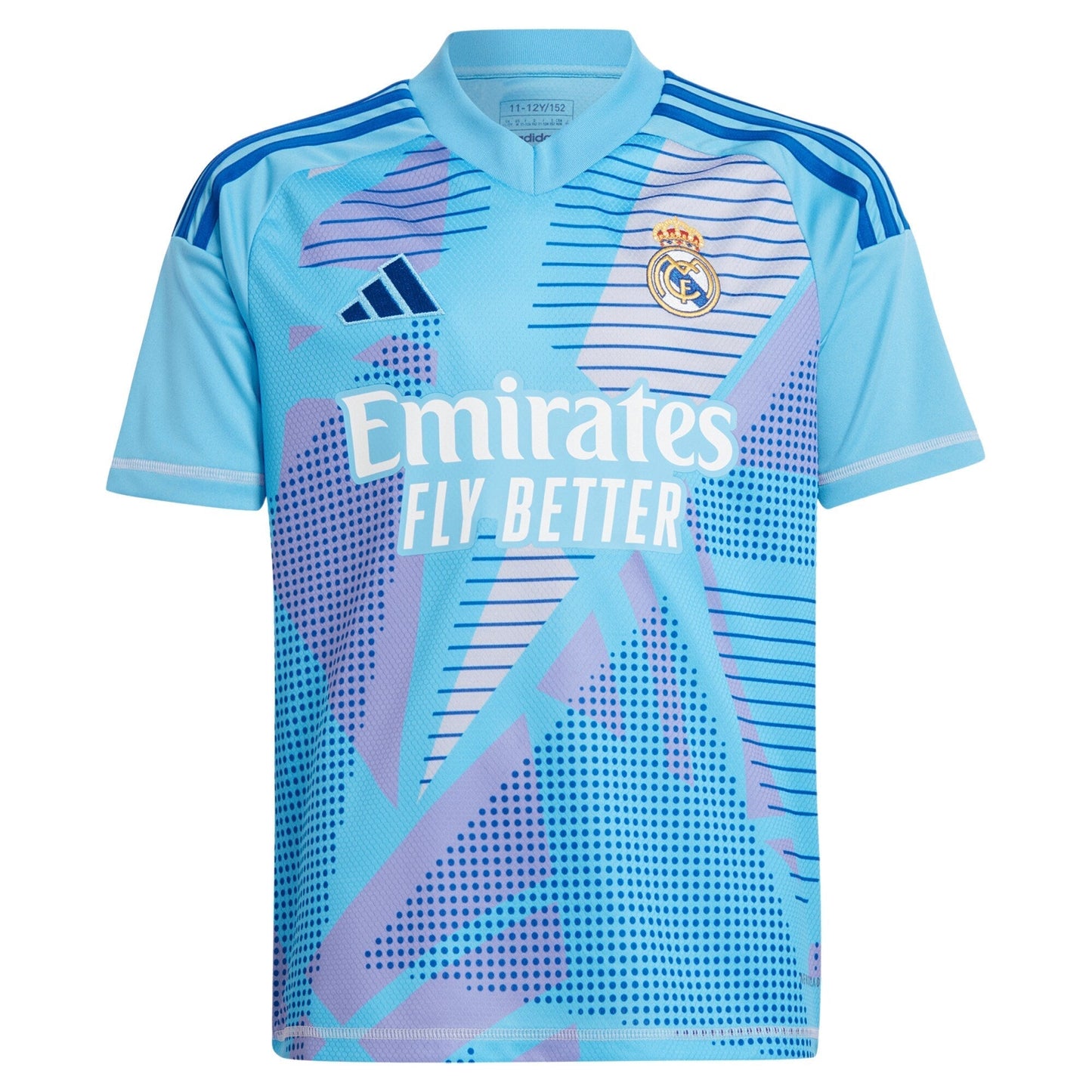 Real Madrid adidas Home Goalkeeper Shirt 2024-25 - Kids Custom Jersey - Blue