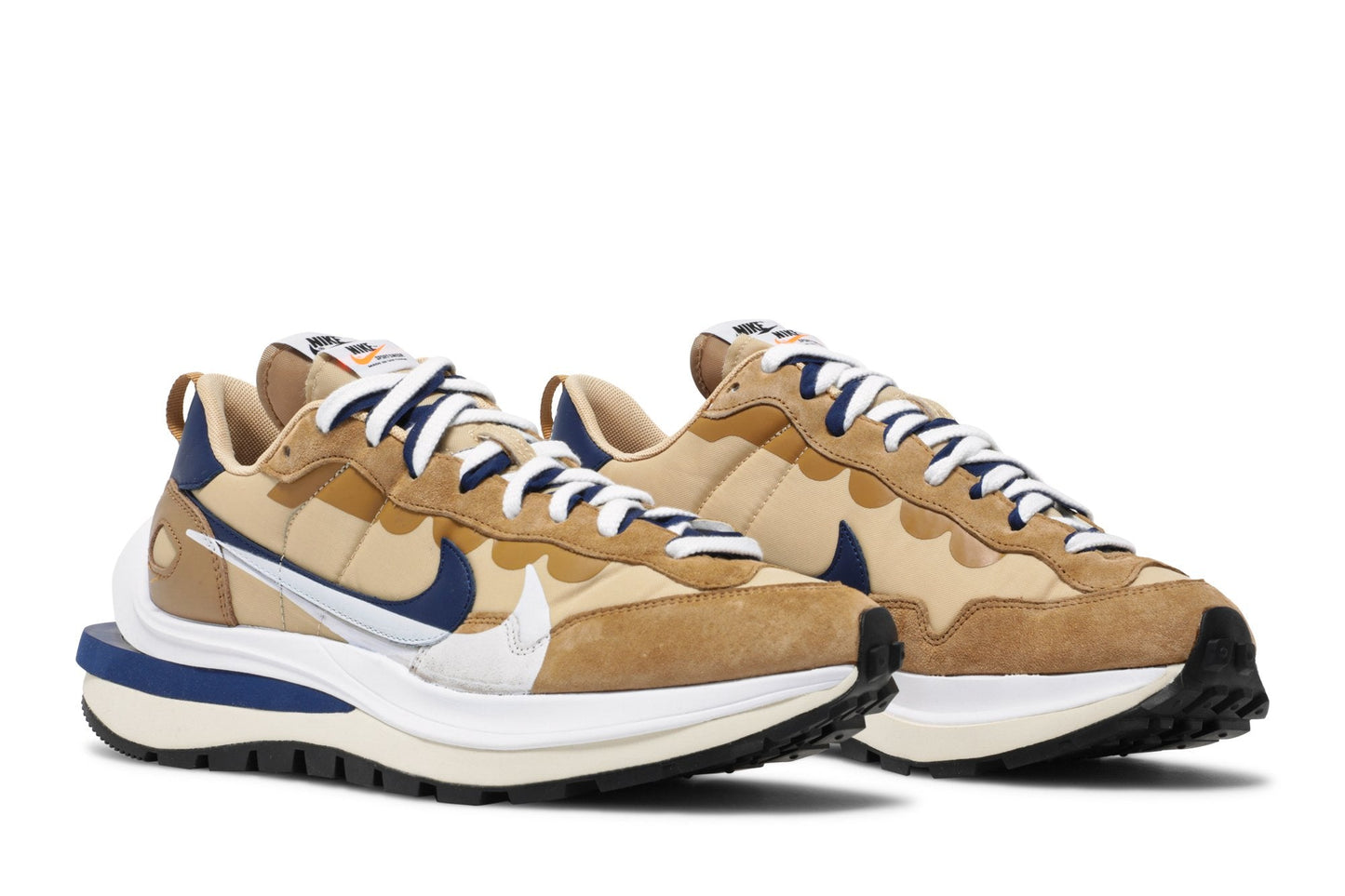 Sacai x VaporWaffle Tan Navy