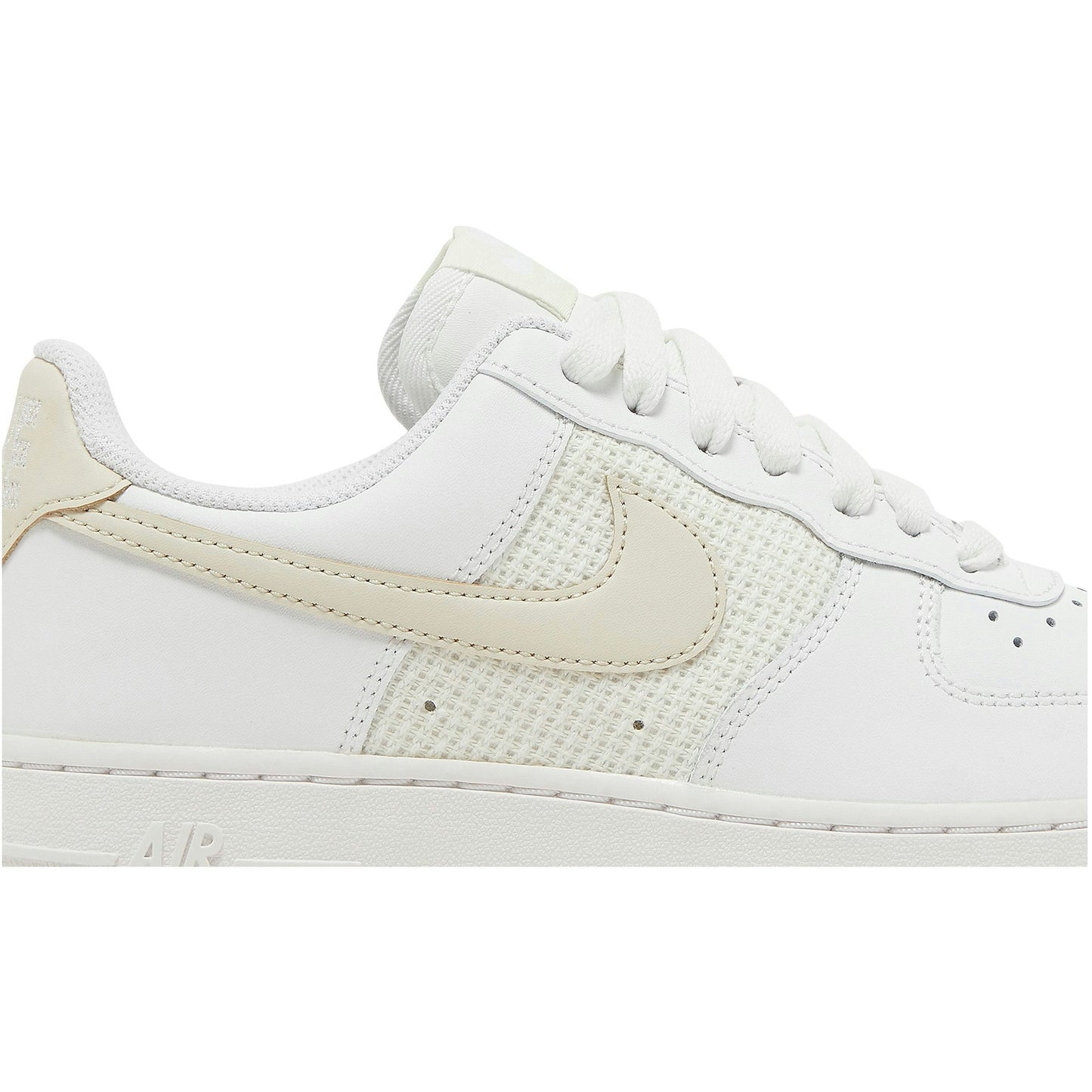 (Women) Nike Air Force 1 ’07 ESS ‘Cross Stitch – White Fossil’ DJ9945-100