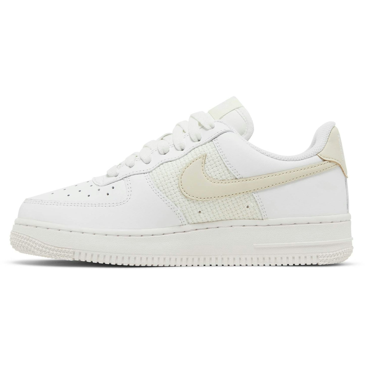 (Women) Nike Air Force 1 ’07 ESS ‘Cross Stitch – White Fossil’ DJ9945-100