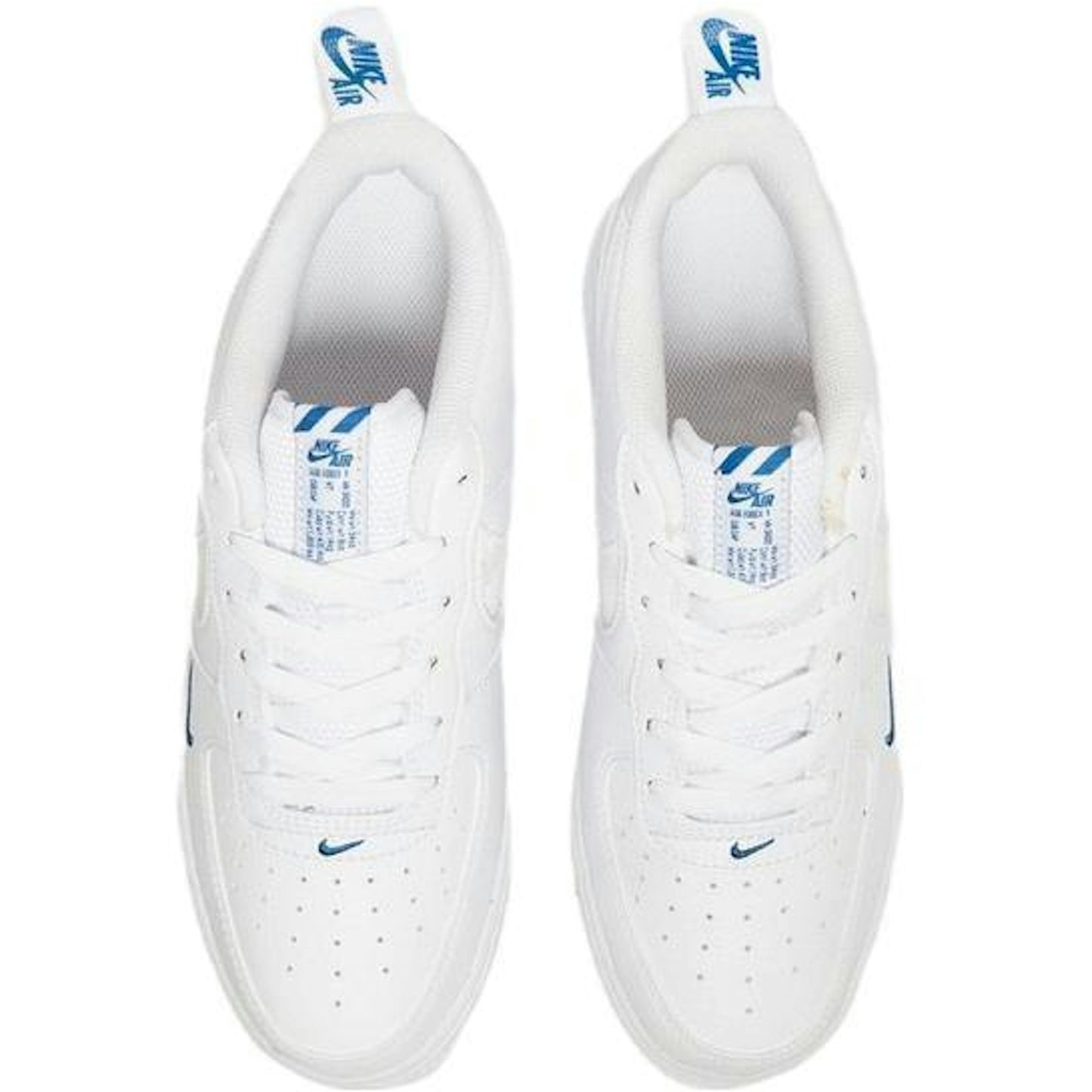 (Youth) Nike Air Force 1 Low LV8 White Blue FB8034-100