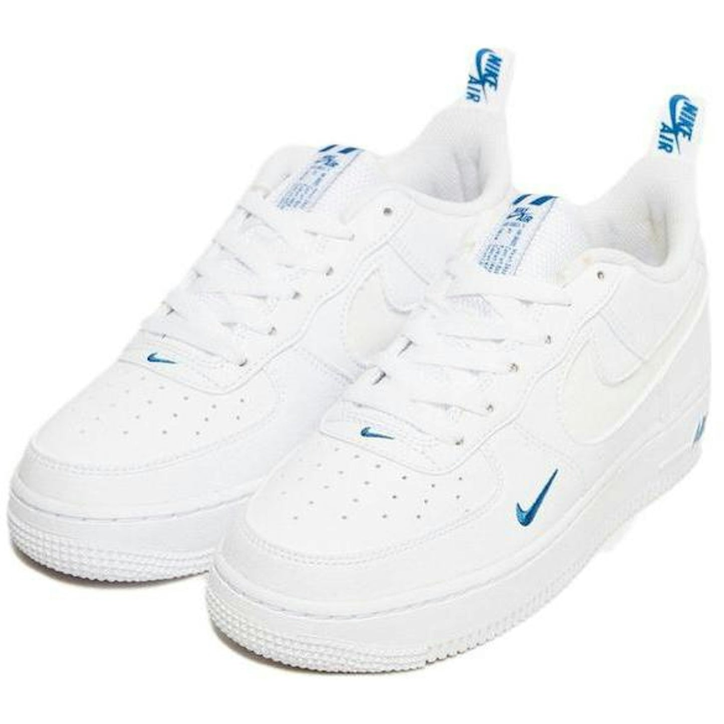 (Youth) Nike Air Force 1 Low LV8 White Blue FB8034-100